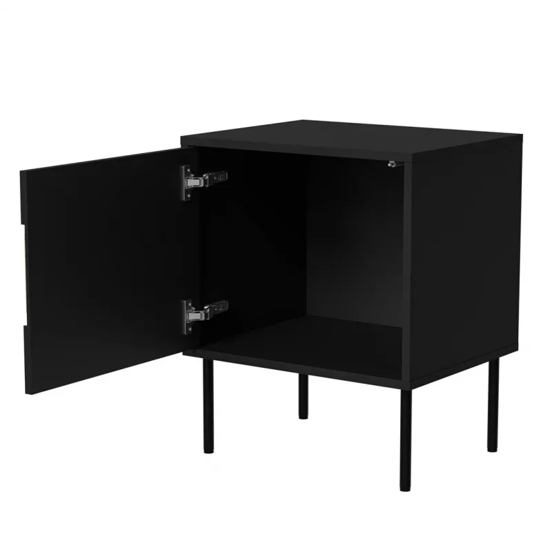 Cama INSERTO Öökapp, 2 tk, 50x40x61.5 cm, must + LED