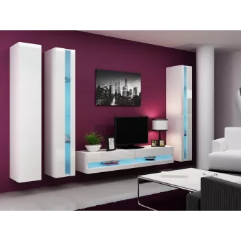 Cama riiul VIGO NEW 180/40/30 valge/valge läige