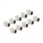 DeLOCK 88118 võtmepesa moodul Lame Must RJ-45 10 tk