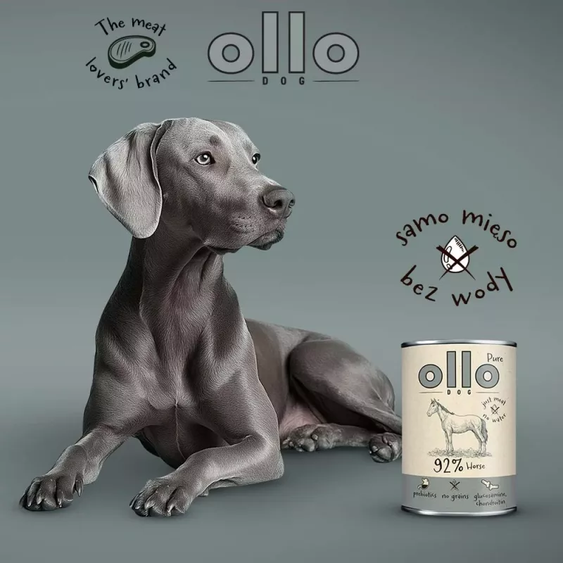 OLLO Pure Horse - märg koeratoit - 400g