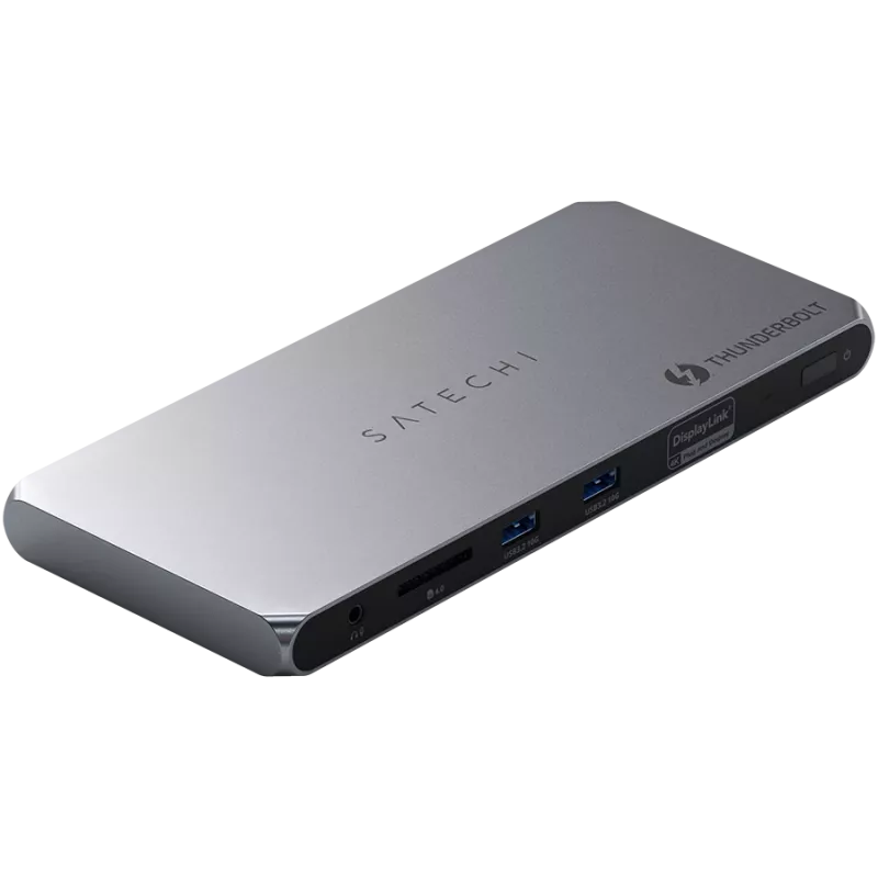 Satechi Thunderbolt 4 Dock ST-DT4MDM-EU — Thunderbolt 4 dokkimisjaam, 2× HDMI 2.0, 2× USB-A 3.2
