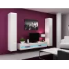 TV-alus cama meble VIGO NEW 30/180/40, valge läikiv pealispind, puitlaastplaat, 1800×400×300 mm