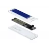 SSD-korpus DeLOCK 42620 Väline korpus M.2 NVME PCIe SSD-le USB USB-C emasliidesega läbipaistev