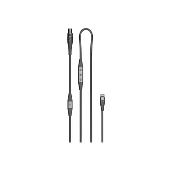 Ühenduskaabel Beyerdynamic Pro X Lightning — Apple Lightning kuni 3,5 mm digitaalne helikaabel, must