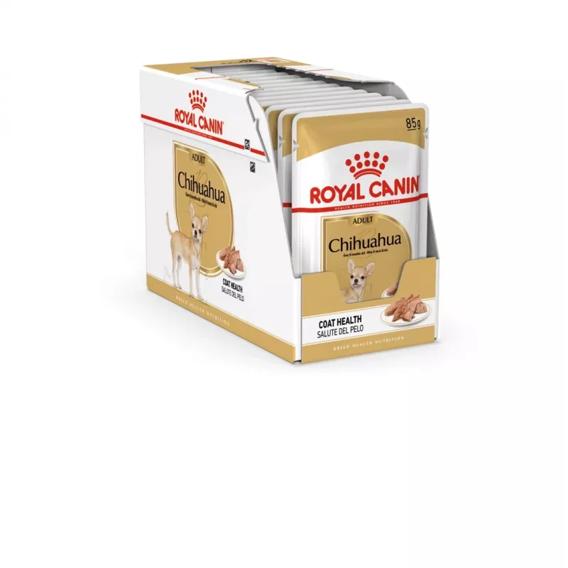 Märg koeratoit Royal Canin Chihuahua Adult kotike 85 g — linnuliha, täiskasvanud chihuahuadele 1–1,9 kg