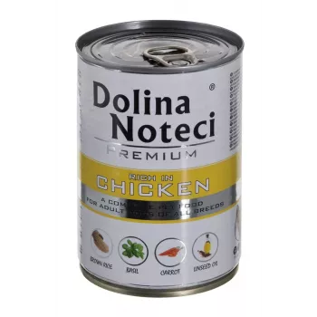 Märg koeratoit Dolina Noteci Premium Adult veis kana sealiha 400 g, gluteenivaba, säilitusainetevaba