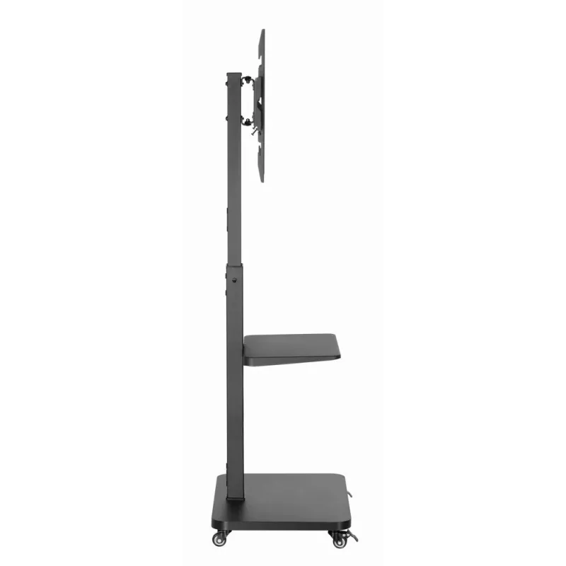 Gembird TVS-75S-02 teleri põrandaalus ratastega, 37–75, must