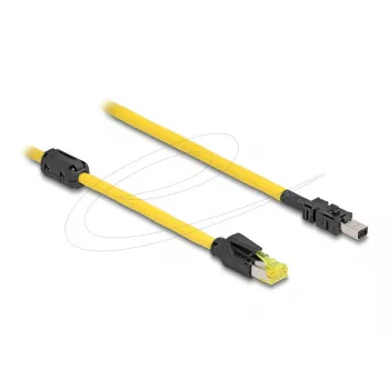Võrgukaabel DeLOCK 81250 Must Kollane 1m Cat6
