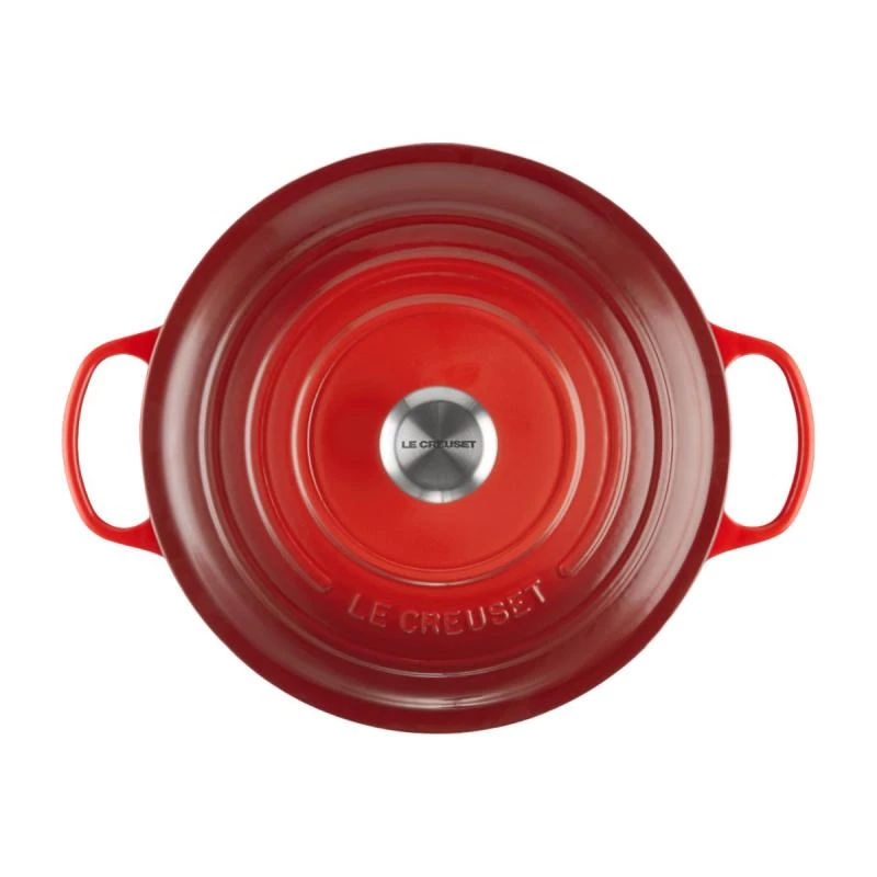 Le Creuset Signature Roaster ümmargune 20 cm kirsspunane (21177200602430)