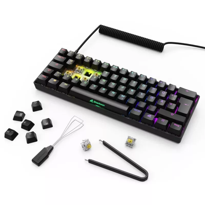 Sharkoon 100065629 klaviatuur Home USB QWERTZ German Must