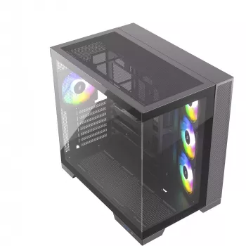 Silentware View A-RGB Must PC-korpus VIEWMust — mid-tower-korpus A-RGB-valgustusega