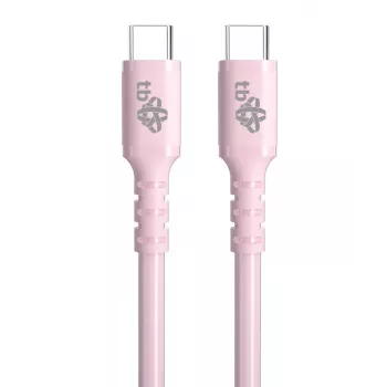 USB C - USB C 60W želee-kaabel 1m roosa