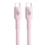 USB C - USB C 60W želee-kaabel 1m roosa