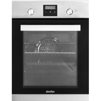 Sisseehitatav ahi SIMFER 4207BERIM.1 — 47 L multifunktsionaalne roostevaba teras, 54,1 cm K × 45 cm L