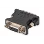 Assmann DVI adapter. DVI(24+5) - HD15 M/F. DVI-I dual link. bl (AK-320504-000-S)