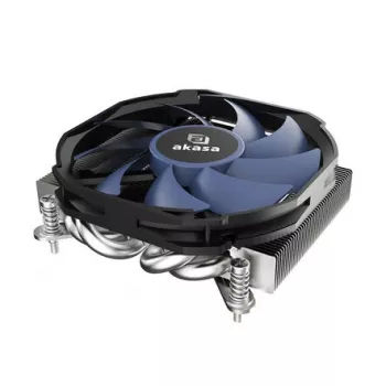 Õhkjahuti Akasa ALUCIA H4i 9,2 cm Must 800–3600 RPM Hüdrodünaamiline laager