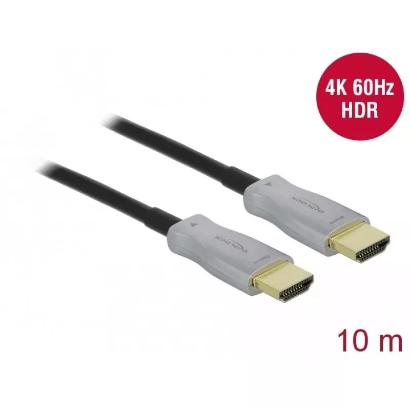 Active Optical kaabel HDMI 4K 60 Hz 10 m DeLOCK 85010
