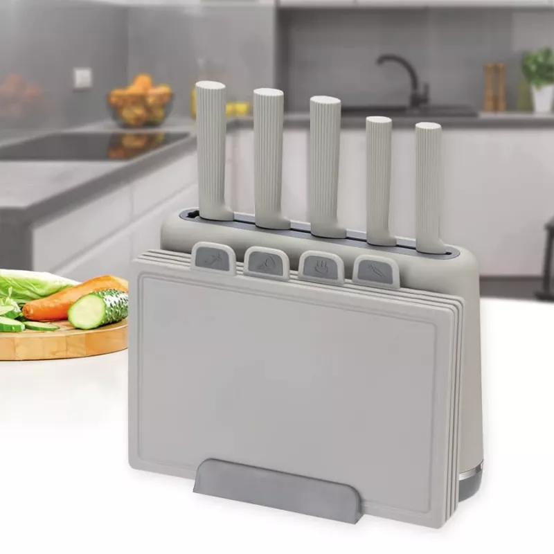 Maestro MR-1412-GREY noaset koos alusega ja lõikelaudade komplekt, hall