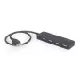 USB 2.0 jaotur Gembird UHB-U2P4-06 — 4 porti, kompaktne USB laiendus