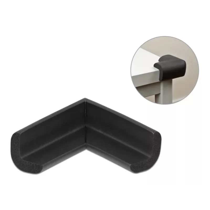 Vahuäärme kaitse DeLOCK 18397 56 x 56 x 22 mm must