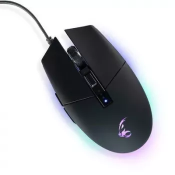 Mänguhiir MediaRange MRGS202 — paremakäeline, optiline, 4000 DPI, 6 nuppu, USB Type-A, must