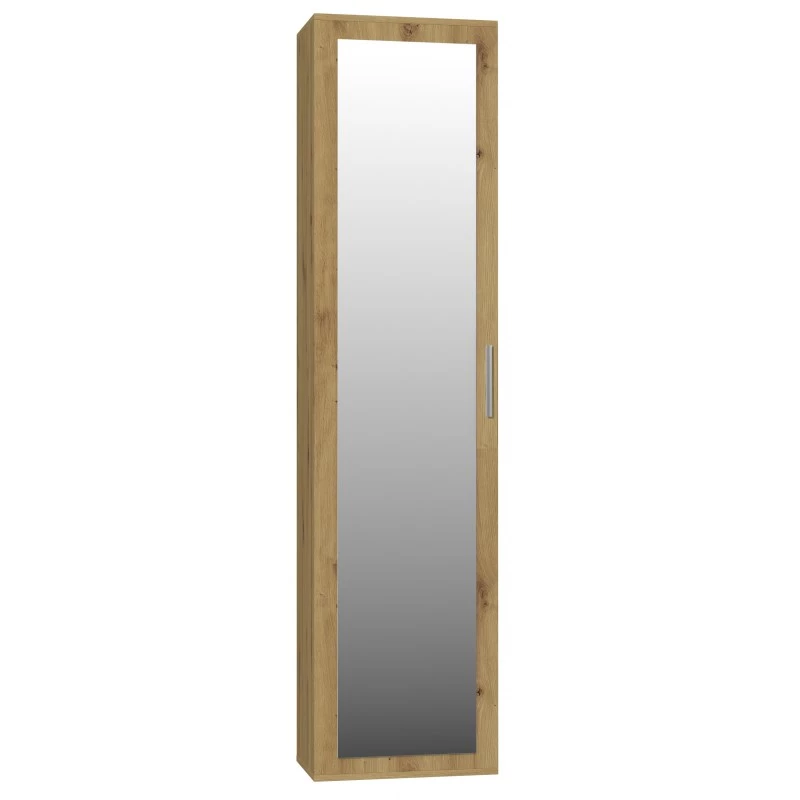 Top e Shop DUO SZAFKA ARTISAN – tammekarkass, 2 riiulit, 1 uks, 500×350×1800 mm