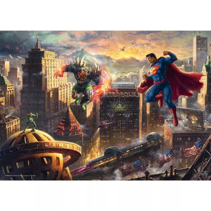 Thomas Kinkade Studios: DC Superman - Man of Steel, Pusle 1000 tk