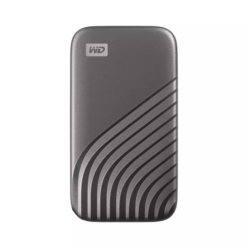 WD My Passport SSD WDBAGF0040BGY - SSD - krüpteeritud - 4 TB - väline (kaasaskantav) - USB 3.2 Gen 2 (USB-C pistik) - 256-bit AES - hall
