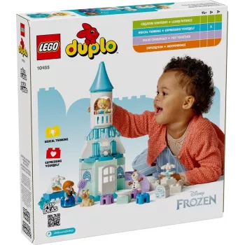 Ehitusmänguasi LEGO DUPLO 10455 Disney Anna ja Elsa jääpalee pidu — DUPLO komplekt, 54 detaili, 4 minifiguuri, vanusele 2+