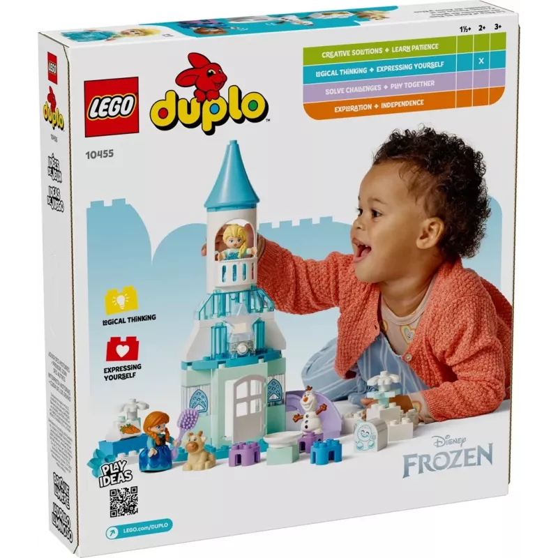 Ehitusmänguasi LEGO DUPLO 10455 Disney Anna ja Elsa jääpalee pidu — DUPLO komplekt, 54 detaili, 4 minifiguuri, vanusele 2+