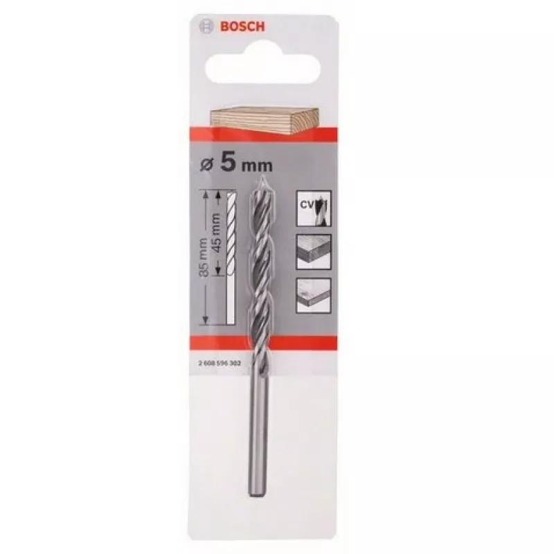 Puuritera otsaga puuritera Bosch 5mm 1tk 2608596302