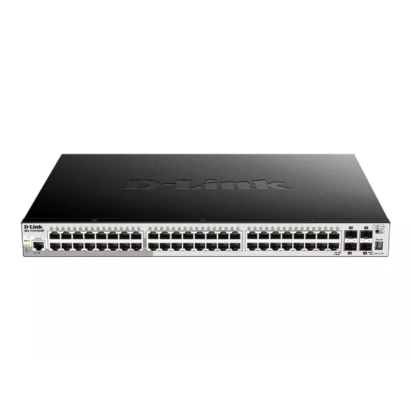 D-Link 52-pordiline Gigabit virnastatav POE nutihalduslüliti, sealhulgas 4 x 10G SFP+