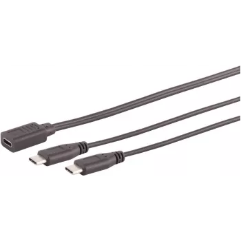 USB-kaabel S/CONN 13-20020 USB 2.0 0,3 m USB C 2 x USB C Must