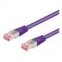 Wentronic Goobay CAT 6 patch-kaabel, S/FTP (PiMF), lilla, 7,5 m - LSZH halogeenivaba, vask (93545)