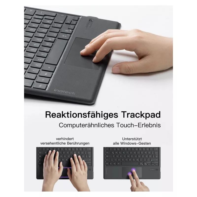 inateck klaviatuur Surface hall, Sureface GO 1-4 Com. QWERTZ