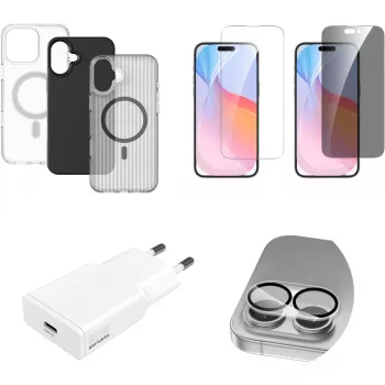 4smarts 7in1 väärtuskomplekt Apple iPhone 16 MagSafe-ühilduv
