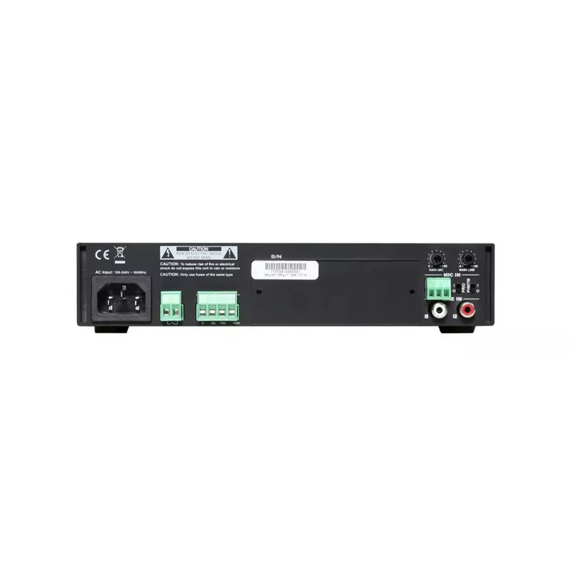 Võimendi avalikuks pöördumiseks Audac AUDAC COM108 80W 100V