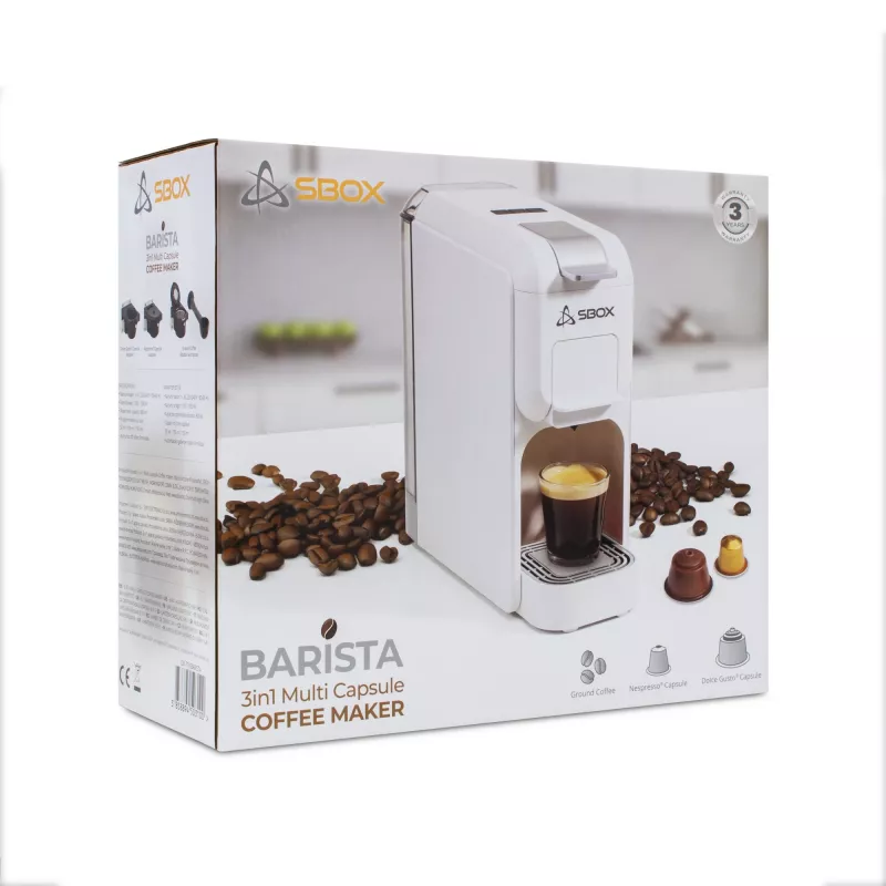 Kohvimasin SBOX 1,5 l CM-719 Barista Valge