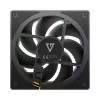 Korpuse ventilaator MODECOM VOLCANO LOOP 120 ARGB Reverse Fan Must 120 mm PWM 400–1400 RPM ARGB päis