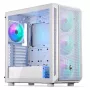 Endorfy Arx 700 ARGB PC-korpus, Midi-Torn, ATX, karastatud klaas - koos 4x 140-mm-ARGB-ventilaatoriga, valge (EY2A017)