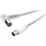 Speaka Professional SP-7870456 Koaksiaalkaabel Valge