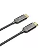 HDMI-kaabel Unitek C11085GY01-15M — HDMI tüüp A - A, 30 m, HDMI 2.1, 8K@60Hz, 4K@144Hz, kullatud kontaktidega, must
