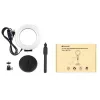 Ring-LED-lamp Puluz reguleeritava alusega PU391