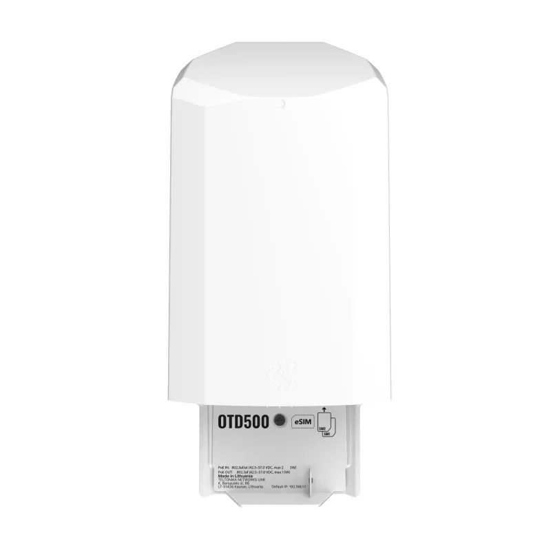Teltonika OTD500 5G ruuter, 4G Cat 19, 3G, eSIM, PoE sisse/välja, IP55