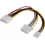 Pikenduskaabel Renkforce RF-4166421 1x IDE toitepistik 1x IDE toitepesale