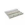 Equip 48-portine Cat.6 varjestatud paigalduspaneel, must, RJ-45, kuldne, Cat6, riiulipaigaldus, 1U, must