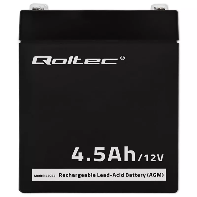 AGM aku Qoltec 53033 4.5 Ah 15 V 65.5 A mootorratas