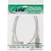 Microconnect USBAB5ANGLED-L USB-kaabel USB 2.0 5 m USB A USB B Valge
