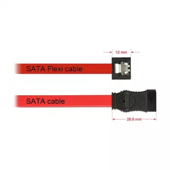 SATA kaabel DeLOCK 0,1 m 2x SATA III
