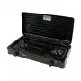 Mpm Kn-02/1kb kaasaskantav gaasipliit Camping 2 põletit emailitud rest kaitsekate standard G30-37 Mbar must